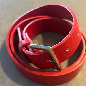 Ladies Red Belt